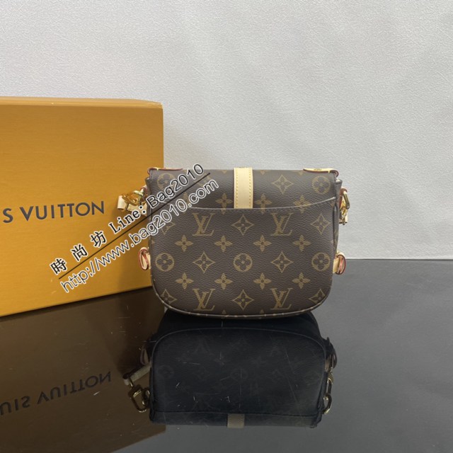LV路易威登2023专柜新款Saumur BB手袋马鞍包 M46740 ydh5252
